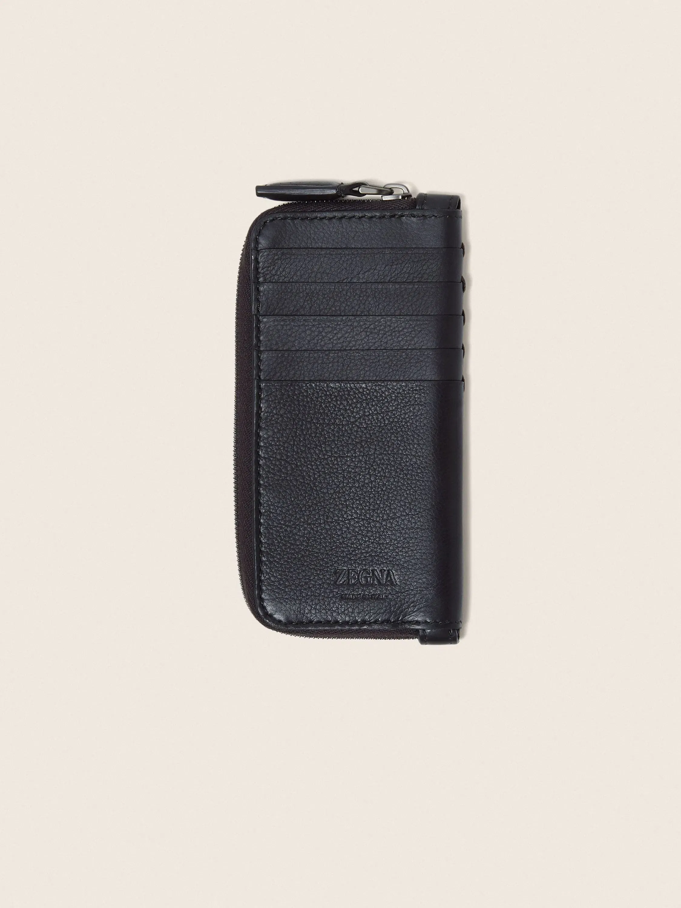 Zegna Dark Blue Secondskin Card Case