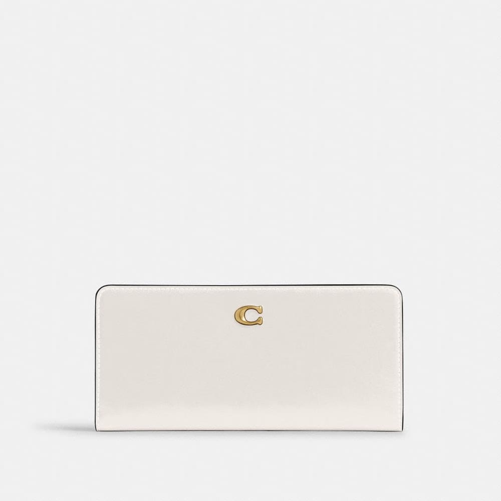 Coach Essential Slim Wallet Brass Chalk
