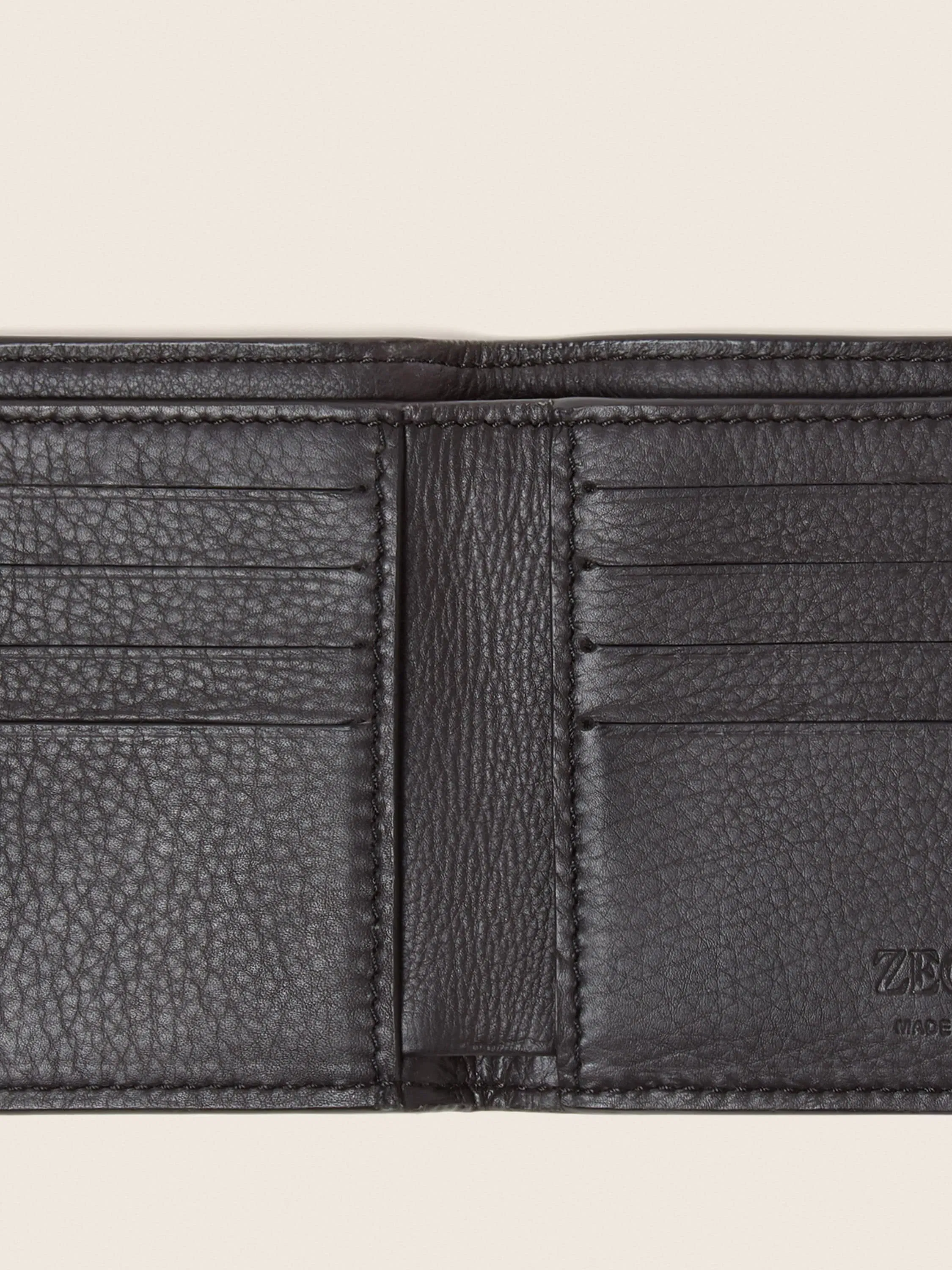 Zegna Dark Brown Secondskin Wallet