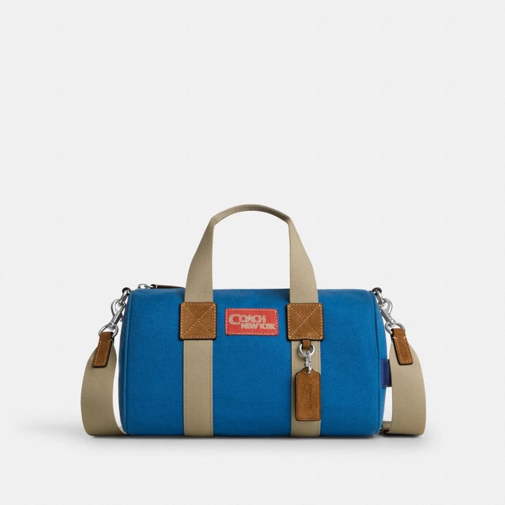 Coach Expedition Duffle Bag Silver Blue Multi