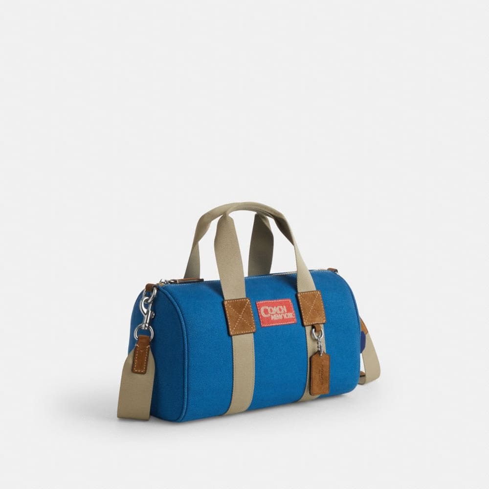 Coach Expedition Duffle Bag Silver Blue Multi