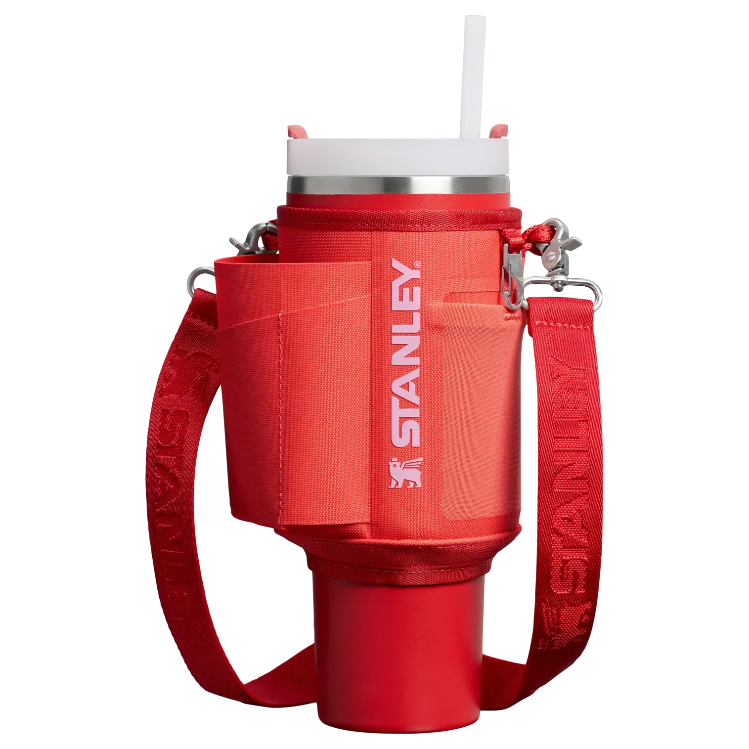 Stanley The All Day Quencher Carry-All | 40 OZ Hot Coral