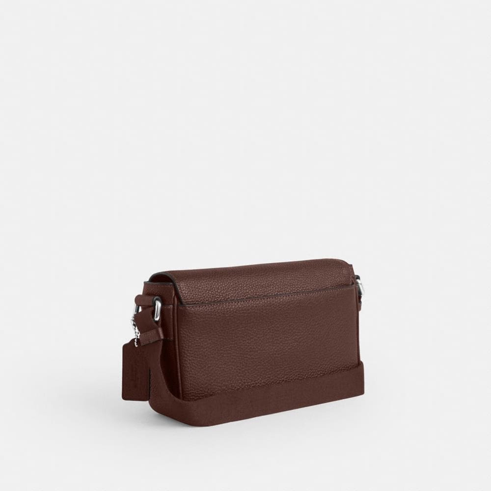 Coach Jack Small Flap Crossbody Bag Silver Maple