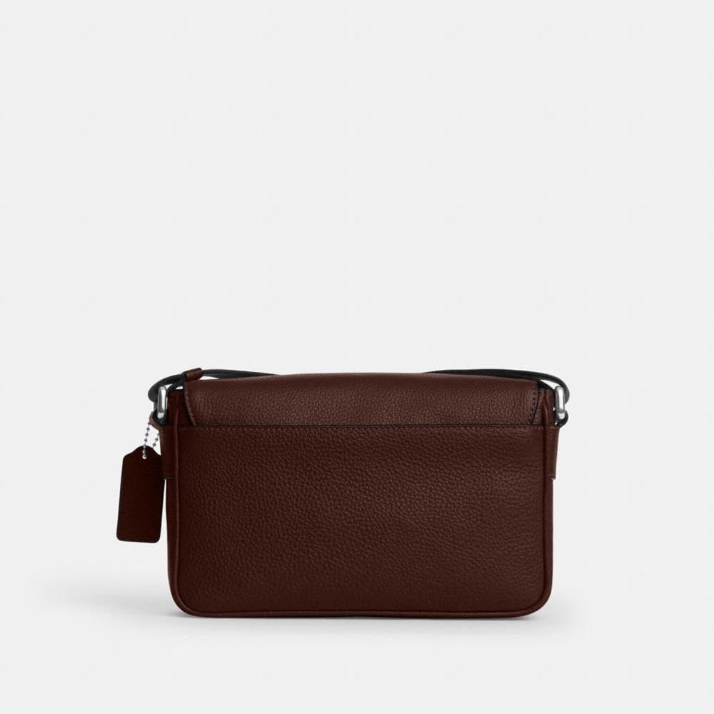 Coach Jack Small Flap Crossbody Bag Silver Maple