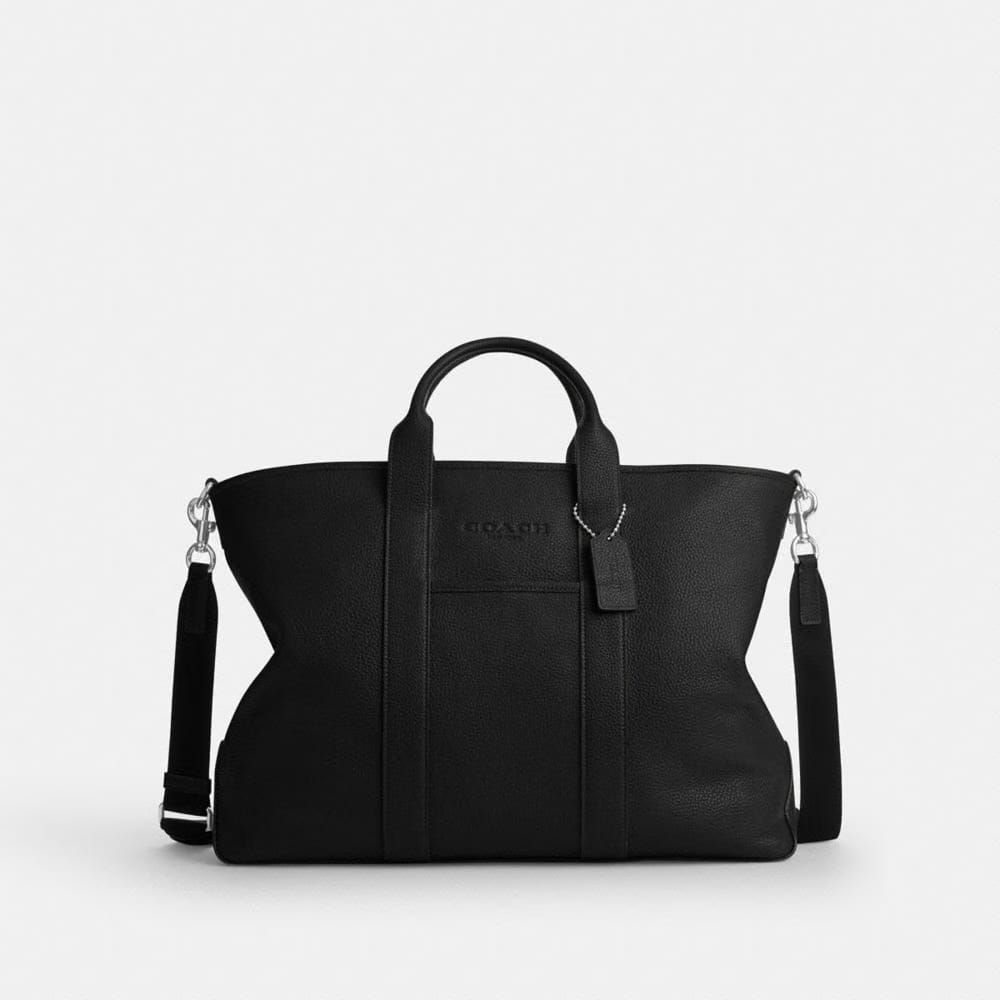 Coach Grayson Tote Bag Silver Black