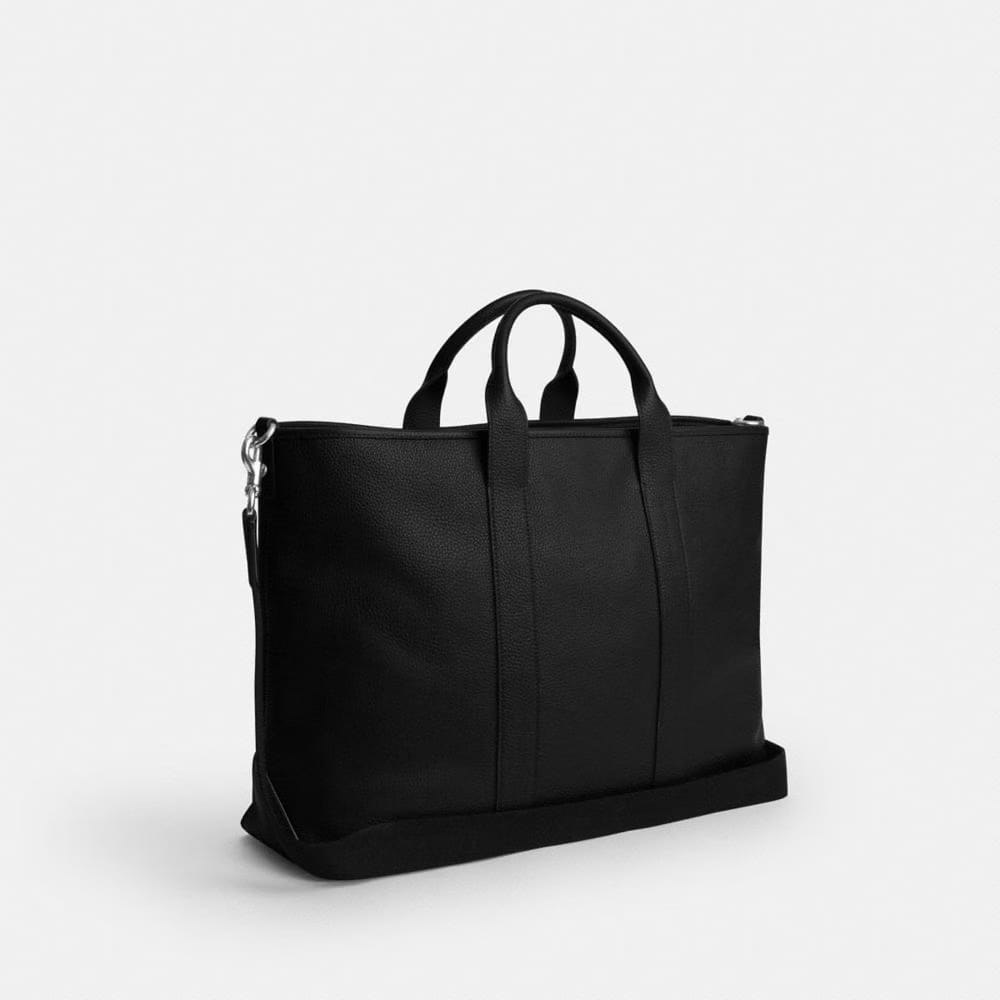 Coach Grayson Tote Bag Silver Black