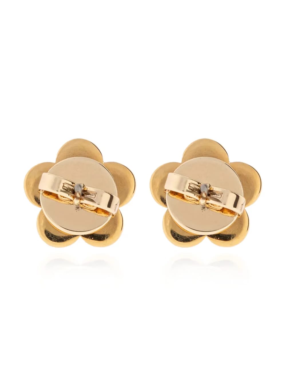 logo-engraved earrings