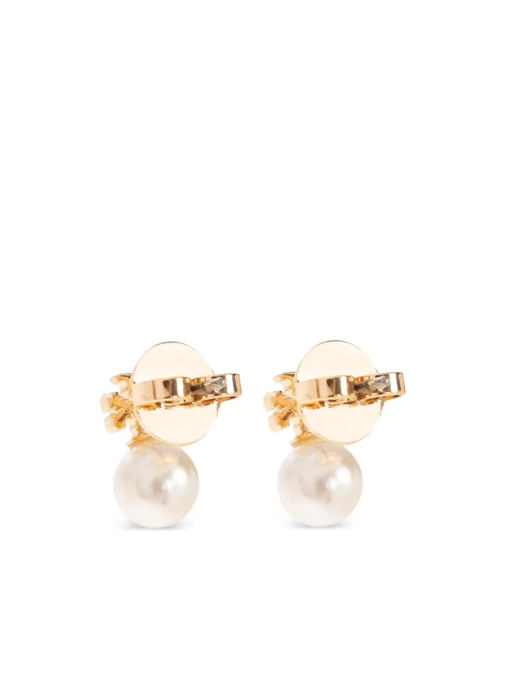 Pearl stud earrings