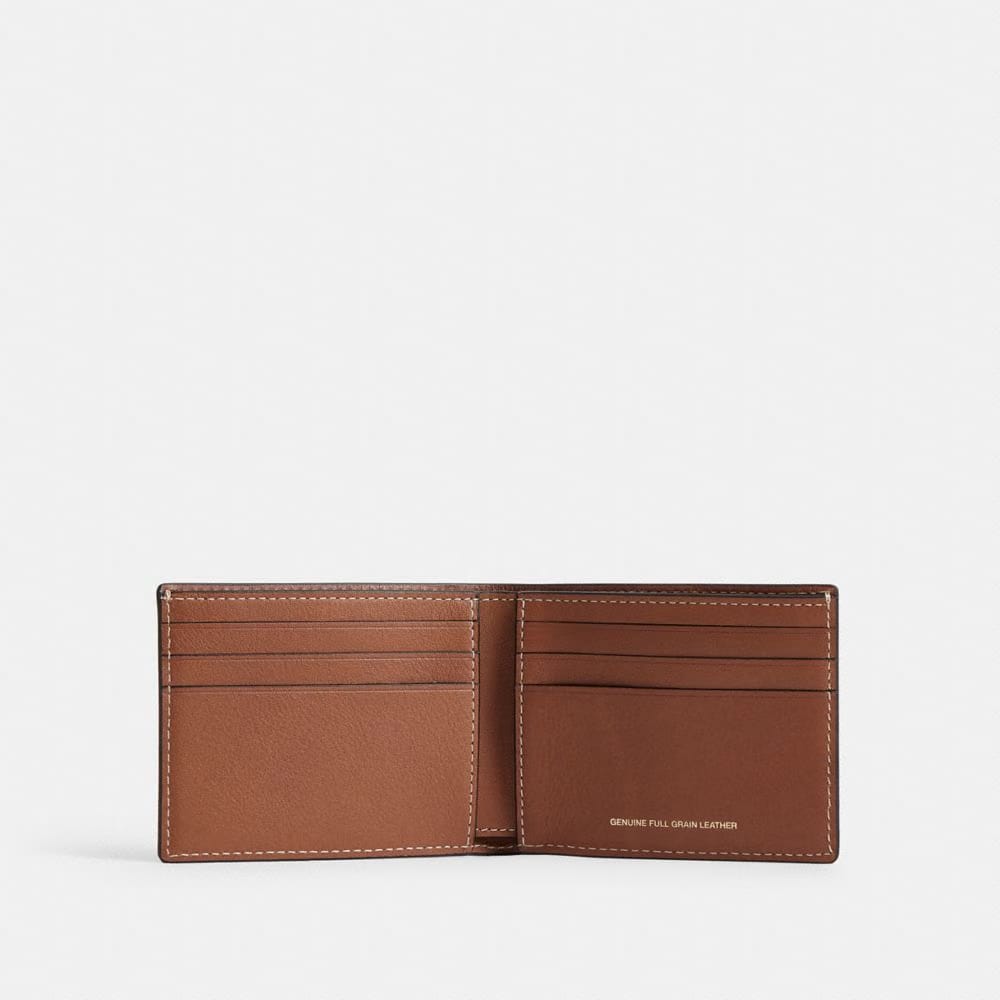 Coach Slim Billfold Wallet Redwood