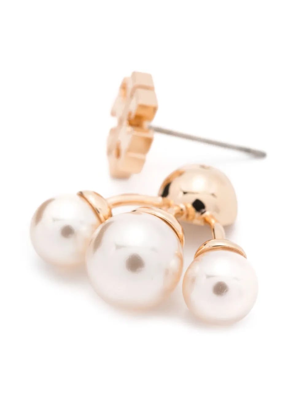 Kira pearl front-back earrings