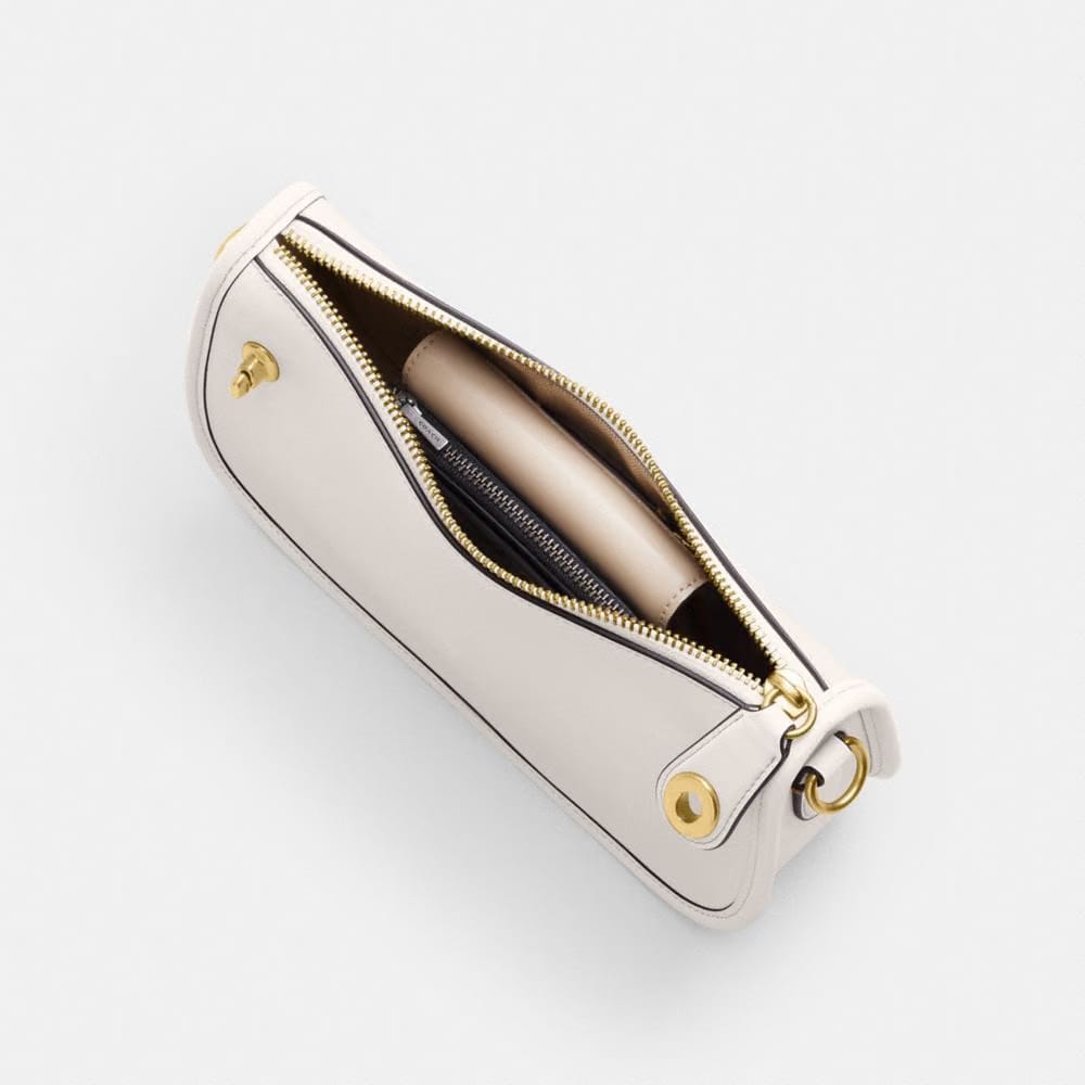 Coach Swinger Bag Brass Chalk