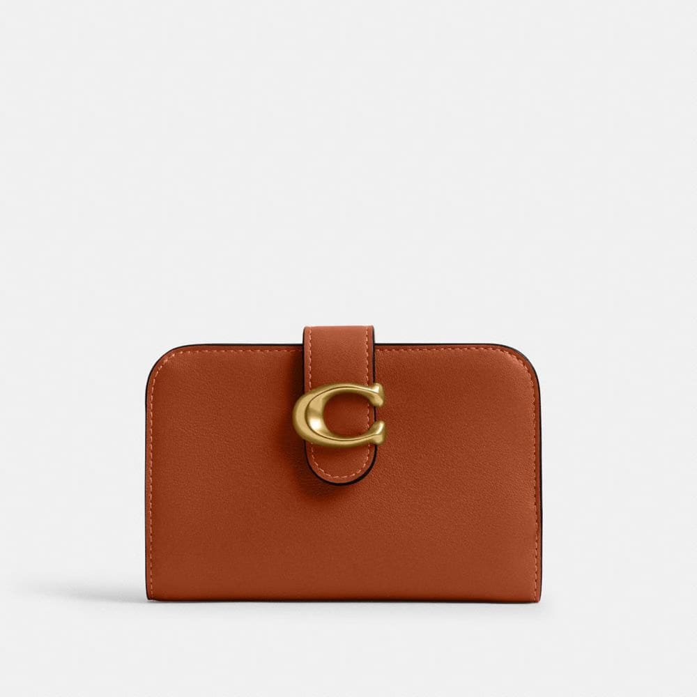 Coach Tabby Wallet Brass Amber Brown