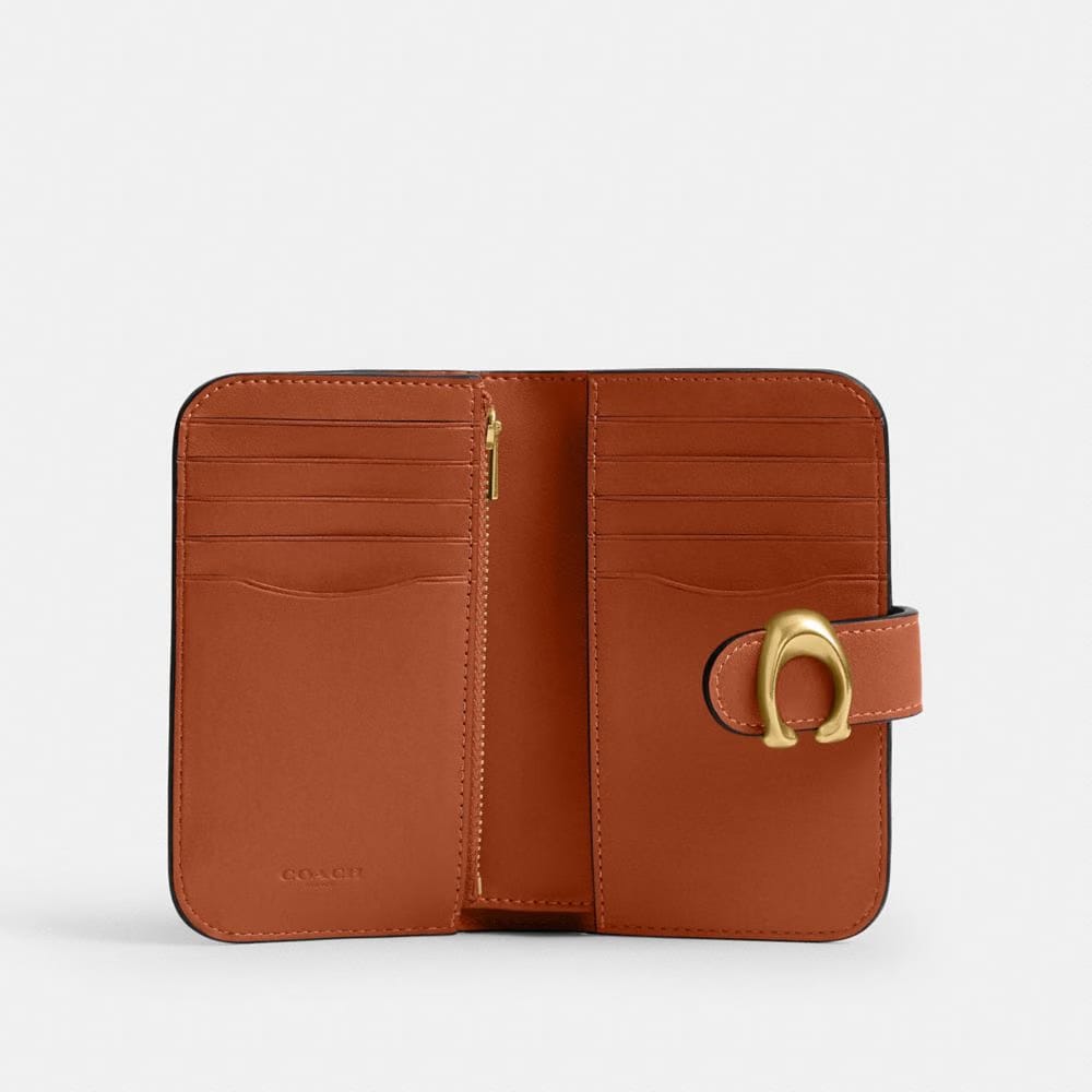 Coach Tabby Wallet Brass Amber Brown