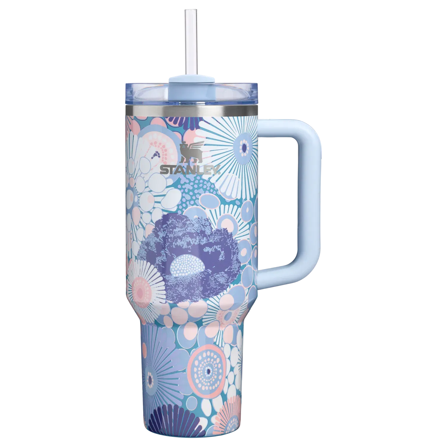 Stanley The Quencher H2.0 FlowState Tumbler | 40 OZ Blue Dream Wildflower