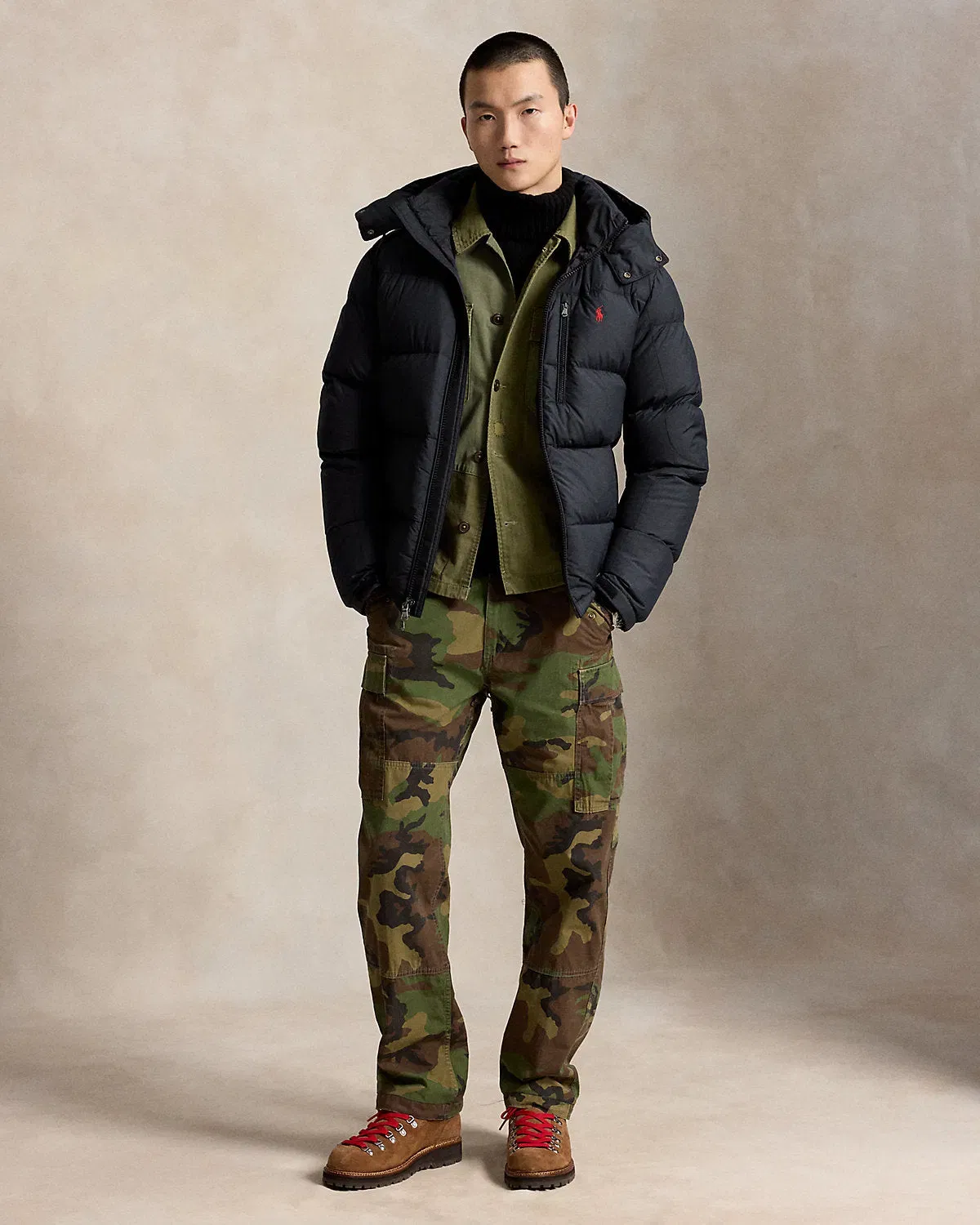 Ralph Lauren Classic Fit Camo Canvas Cargo Pant