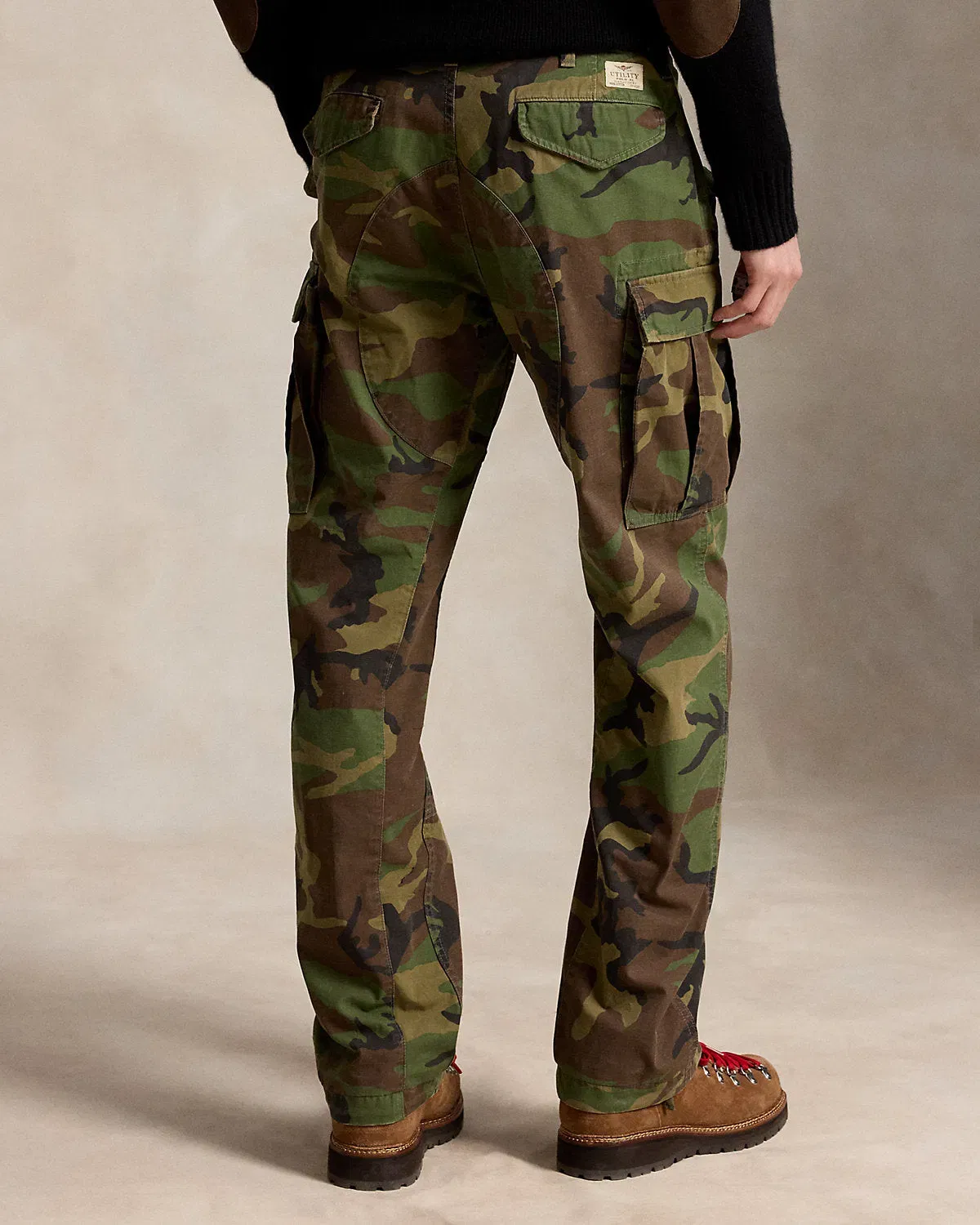 Ralph Lauren Classic Fit Camo Canvas Cargo Pant