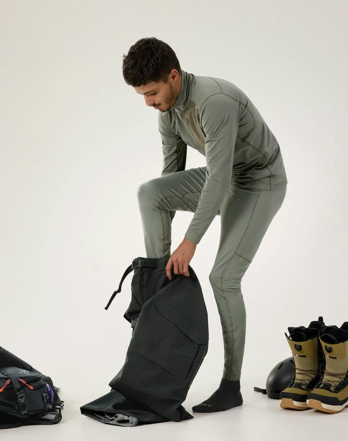 Arc'teryx Outlet Rho LT Bottom Men's Forage Tatsu