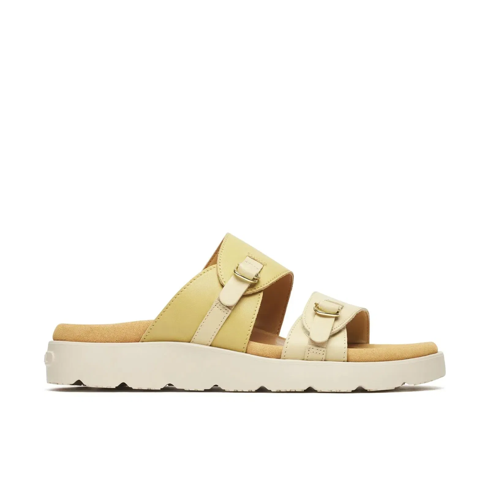 Merrell Women's Fleur Leather Slide Caramel/Almond