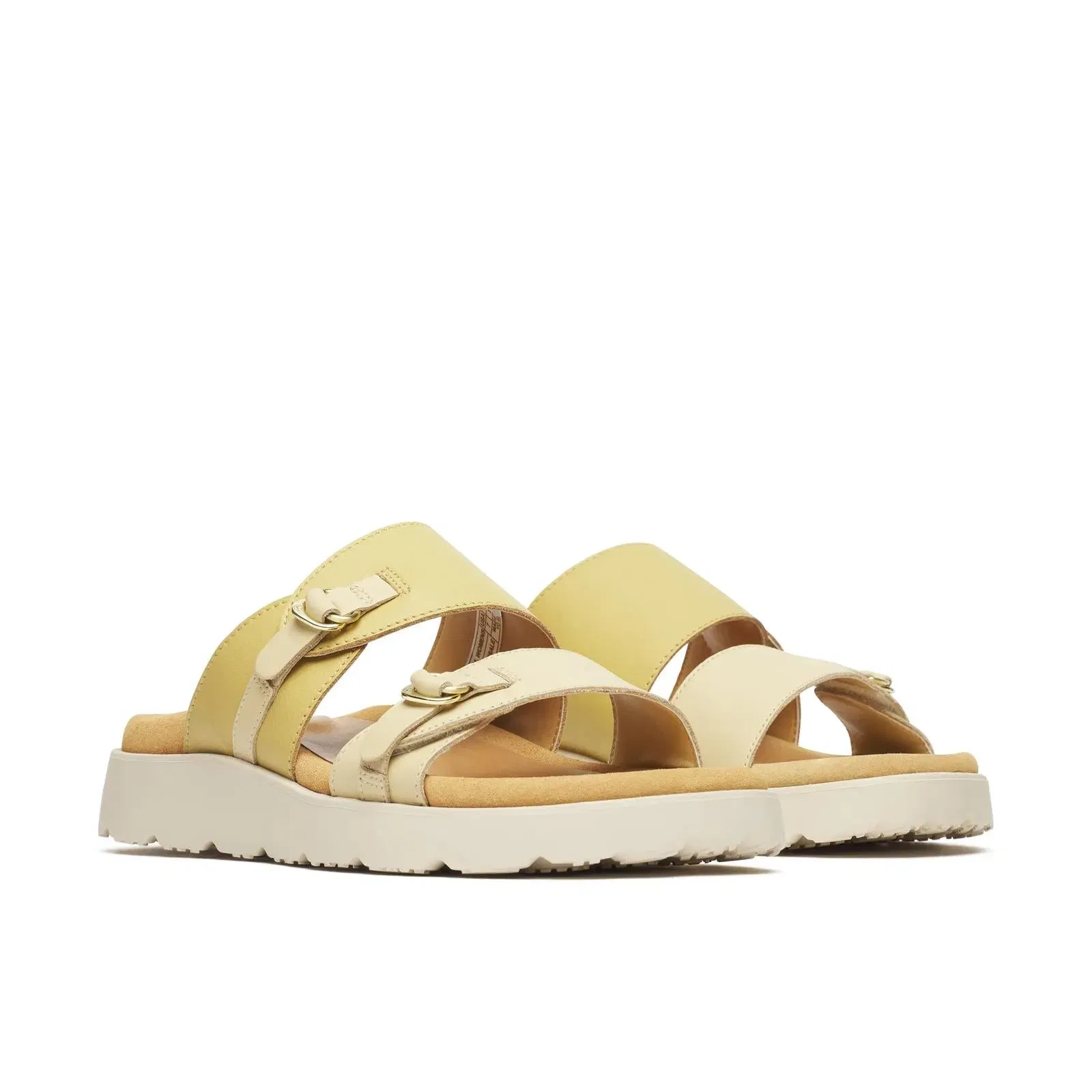 Merrell Women's Fleur Leather Slide Caramel/Almond