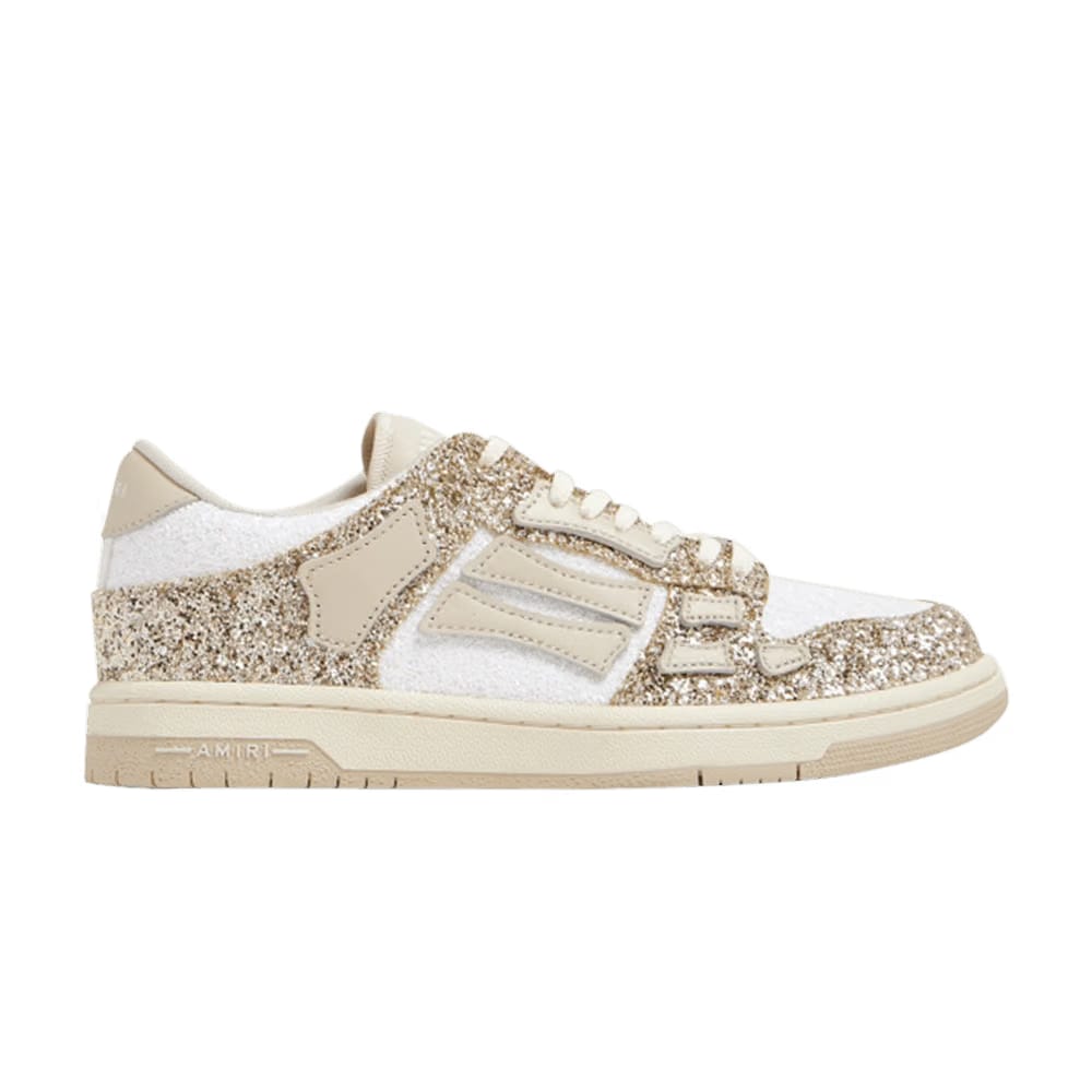 Amiri Wmns Skel Top Low 'Gold Glitter'