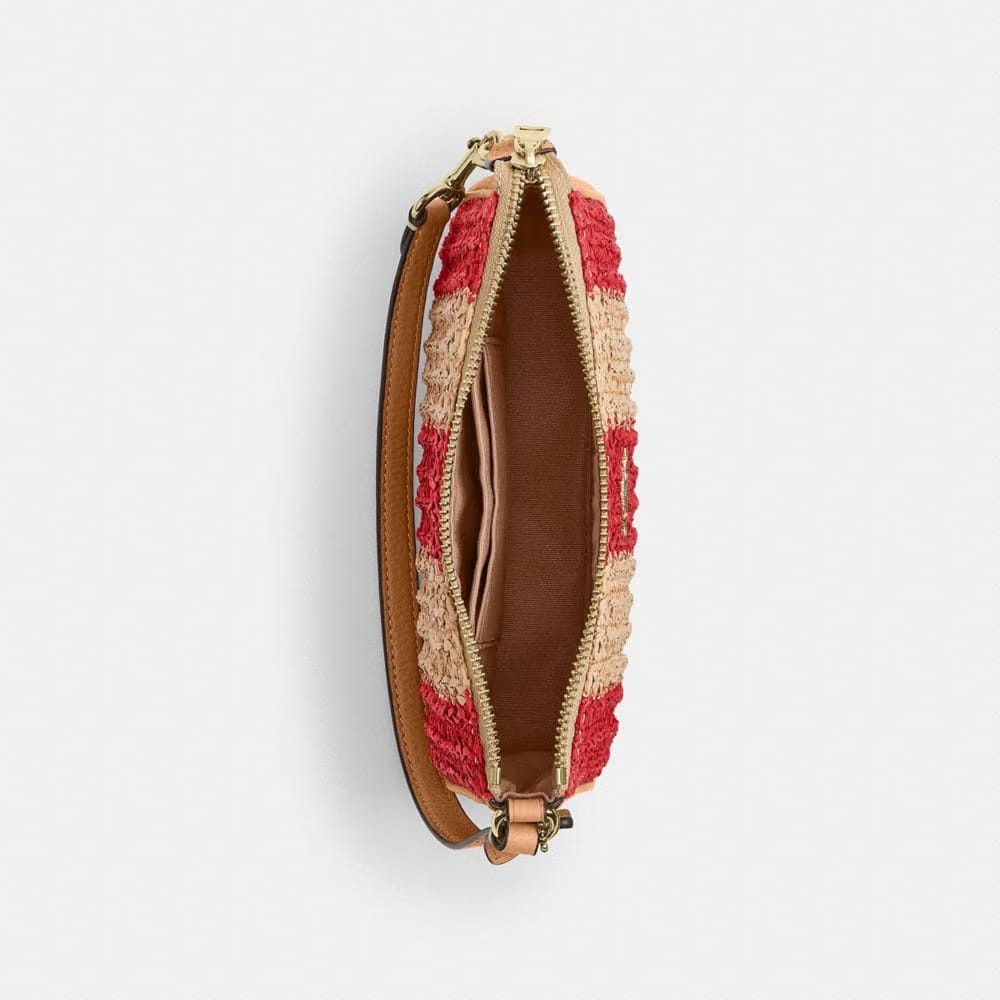 Coach Nolita 19 Gold Red Tan