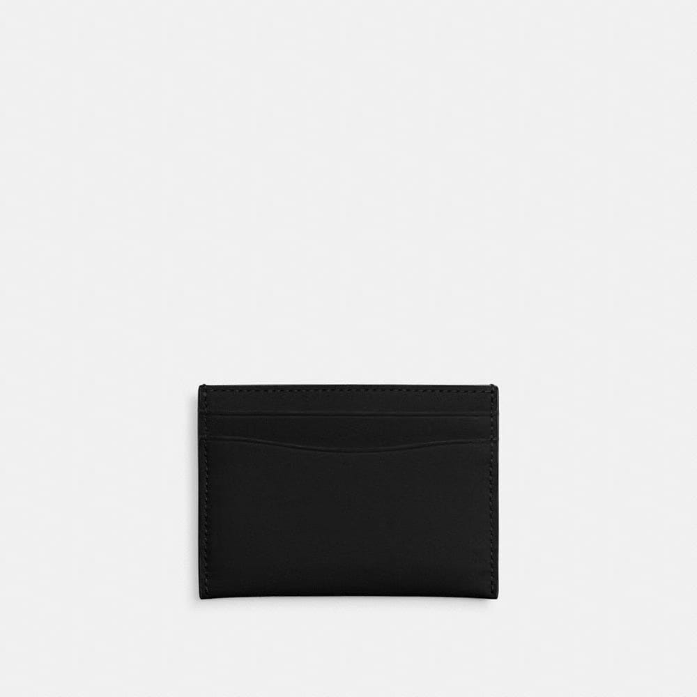 Coach Essential Card Case Silver Black
