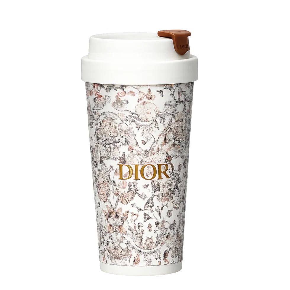 Dior Ceramic Around the World Butterfly Travel Mug