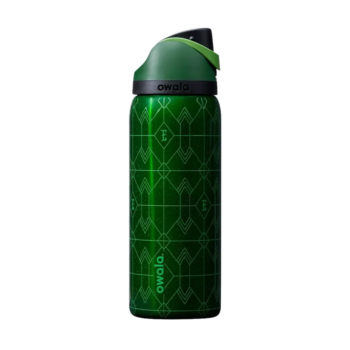 Owala Wicked FreeSip Insulated Stainless Steel Water Bottle with Straw for Sports and Travel, BPA-Free Sports Water Bottle Elphaba (Green)