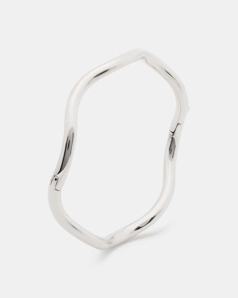 Wave Thin Bangle