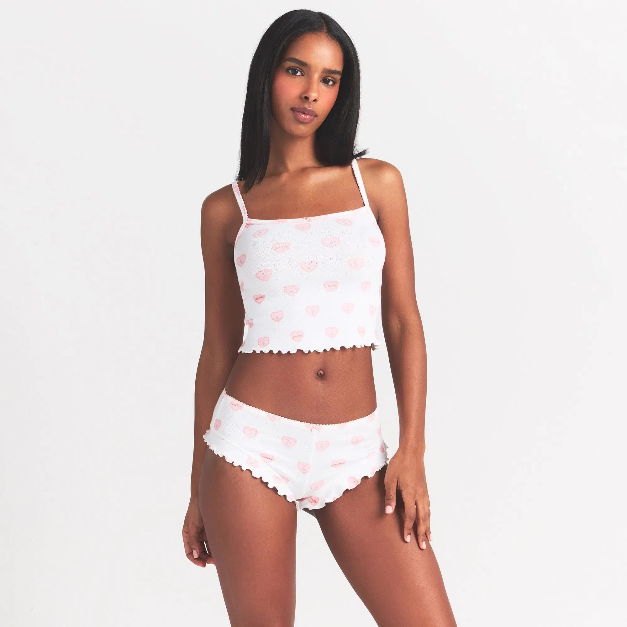 Logo Pointelle Cami Sleep Set