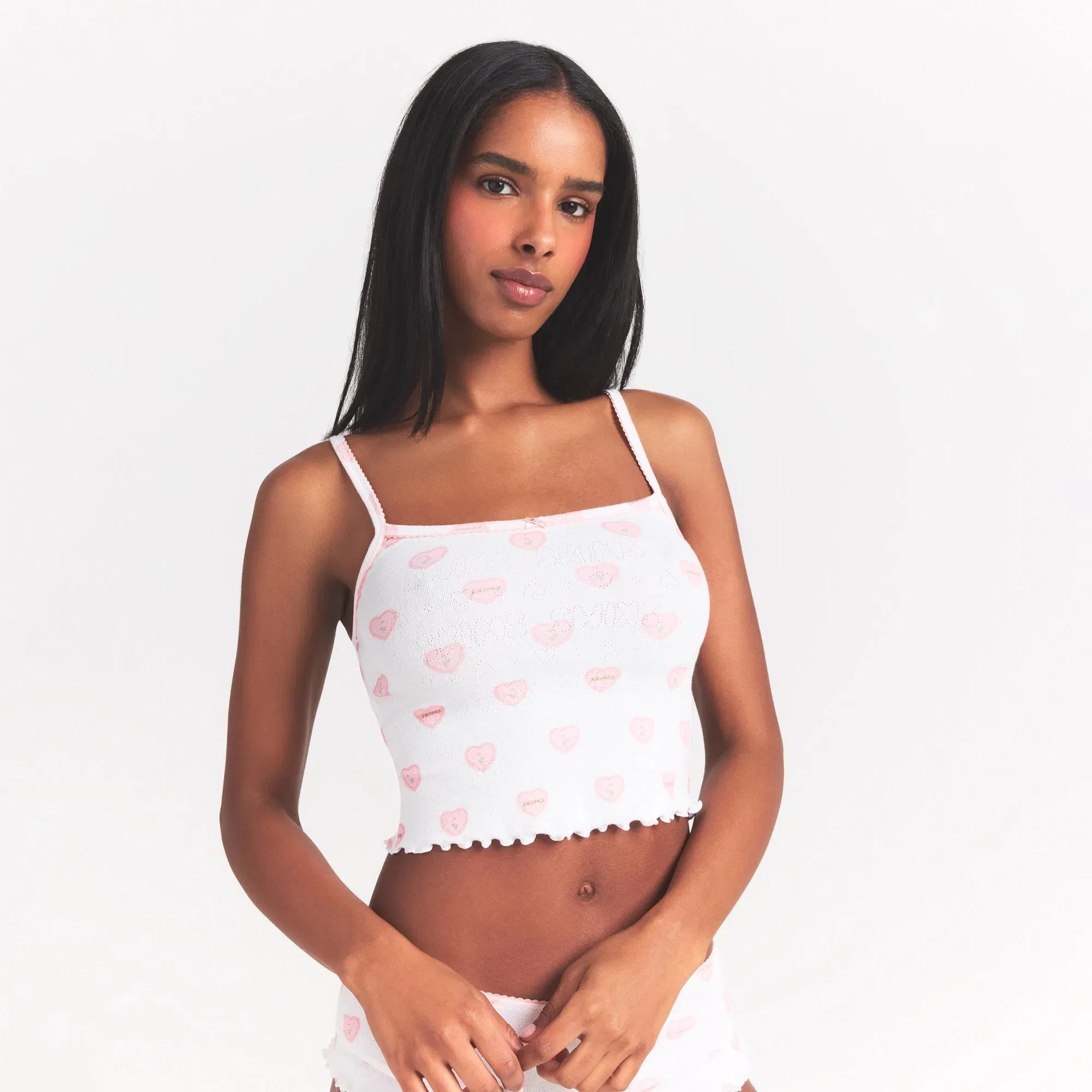 Logo Pointelle Cami Sleep Set