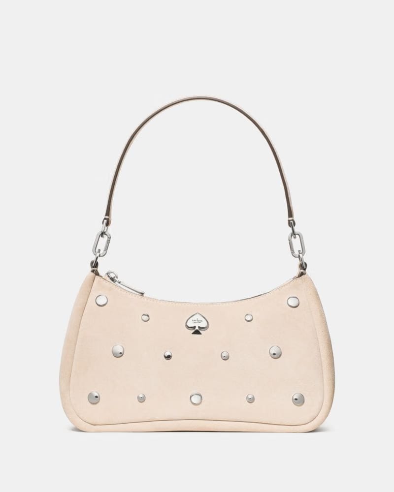Kayla Suede Studs Small Convertible Shoulder Bag