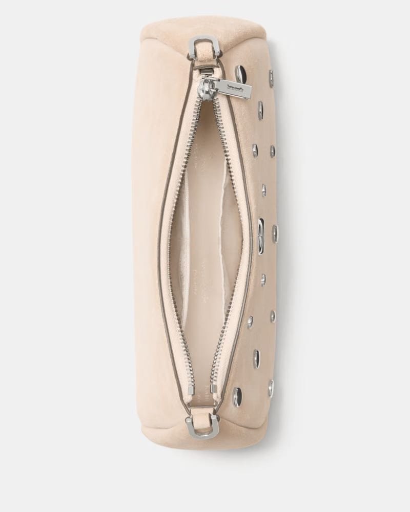 Kayla Suede Studs Small Convertible Shoulder Bag