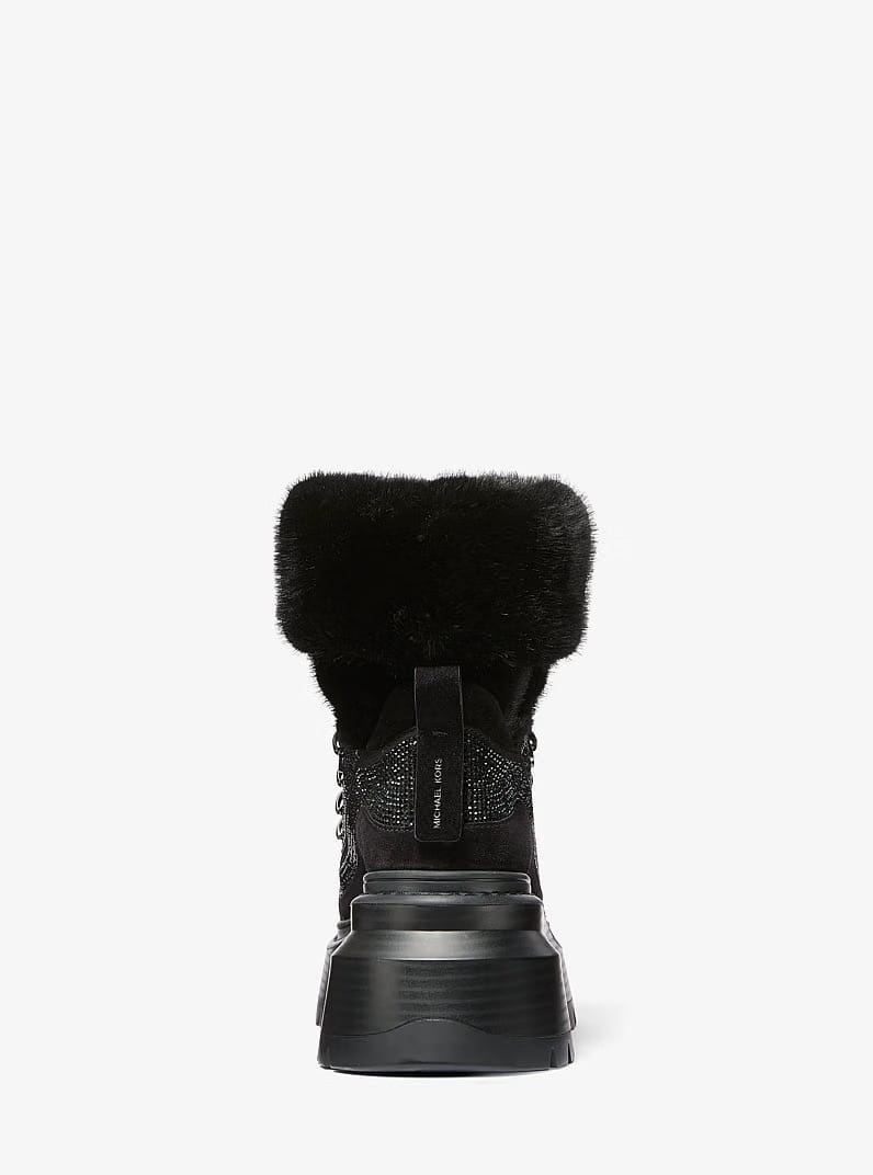 Shiloh Embellished Mixed-Media Boot