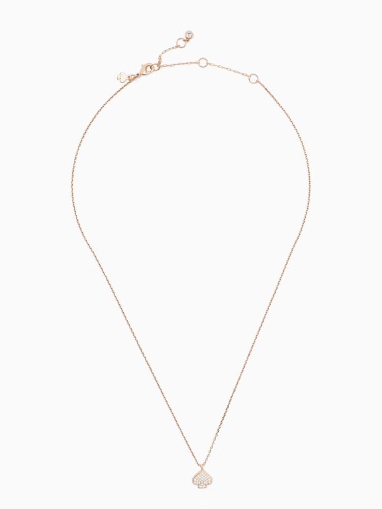 Everyday Spade Pave Mini Pendant
