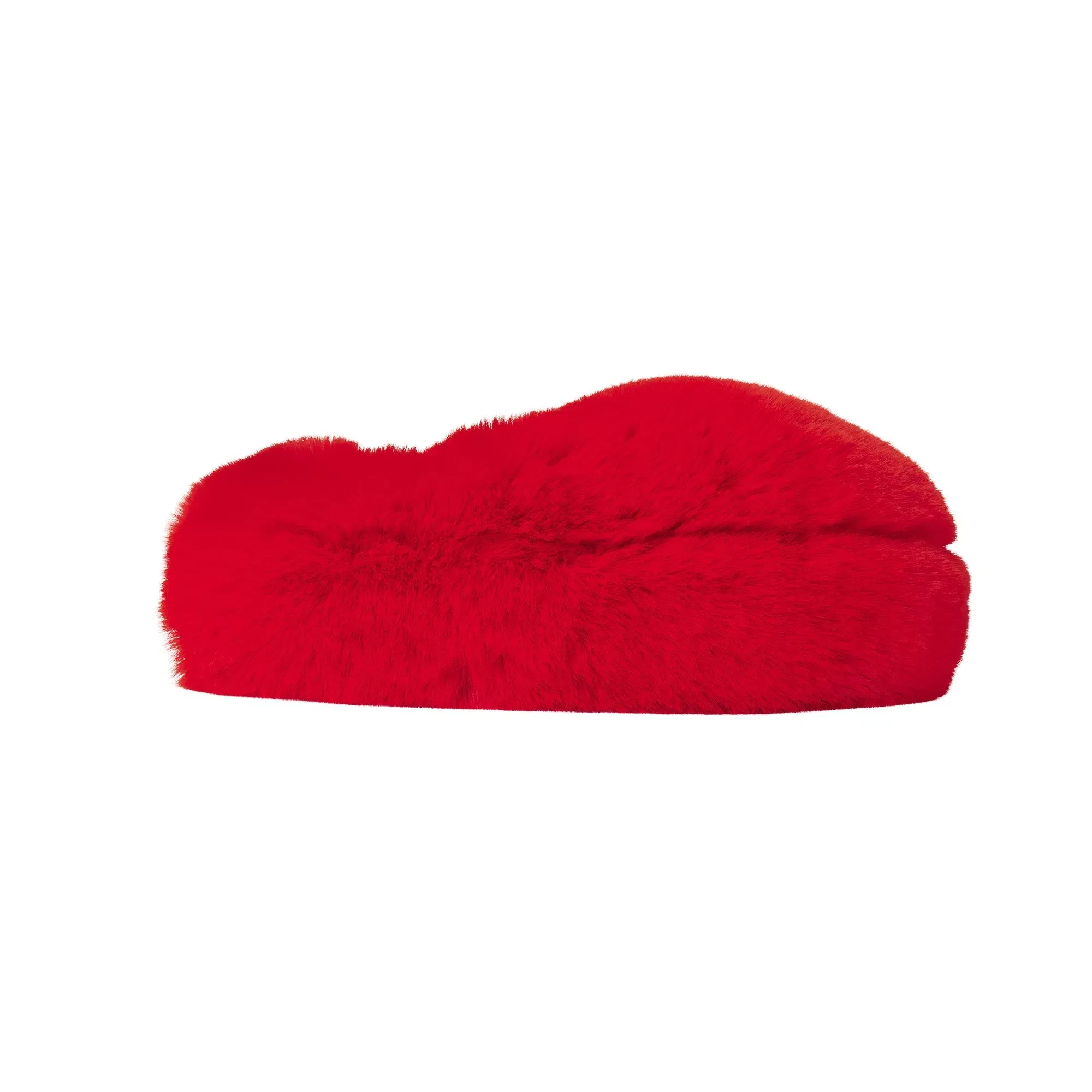 Faux Fur Heart Slipper