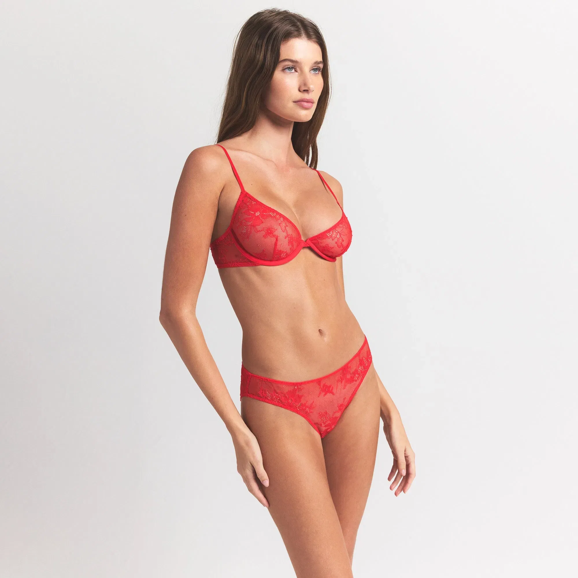 Ultra Fine Lace Unlined Scoop Bra