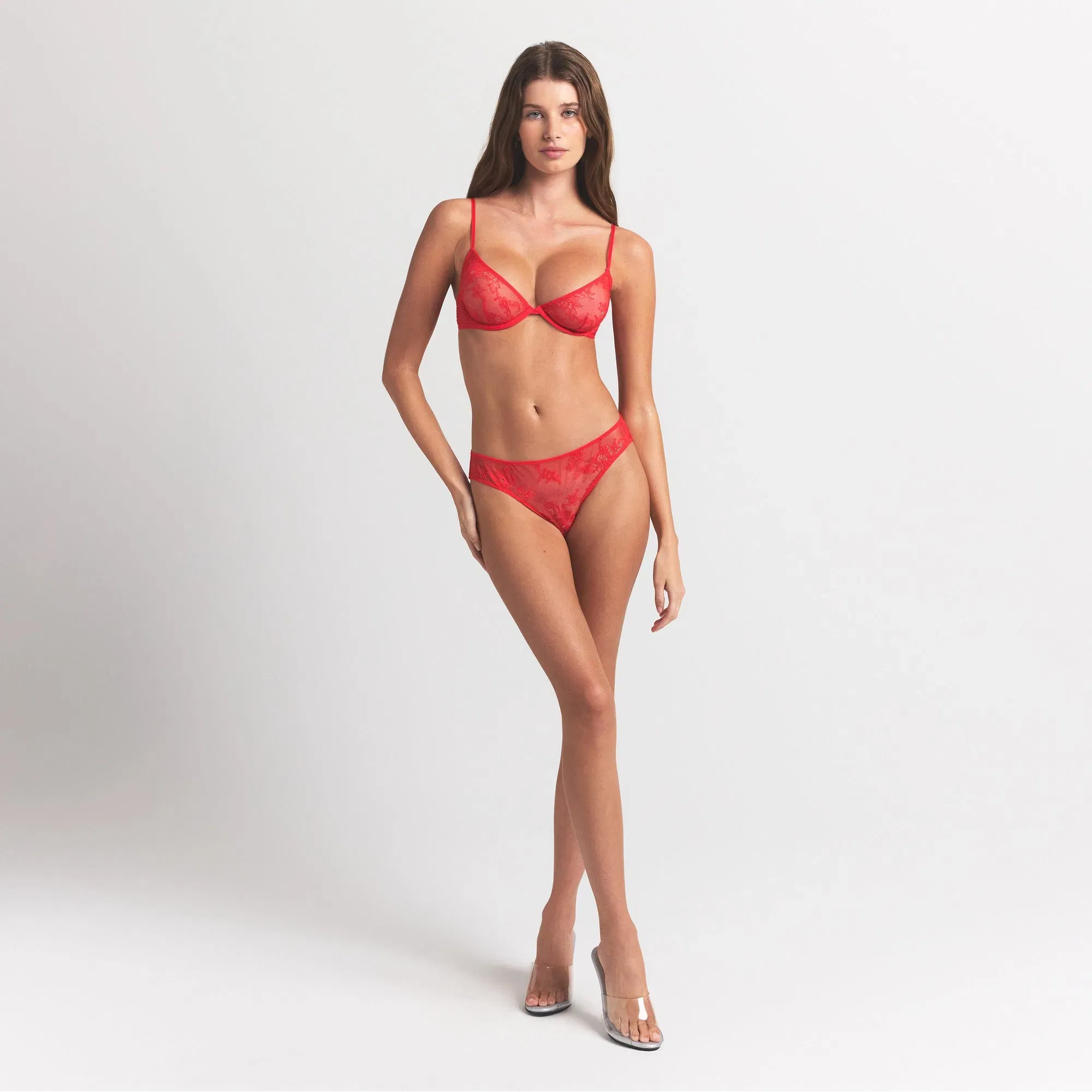 Ultra Fine Lace Unlined Scoop Bra