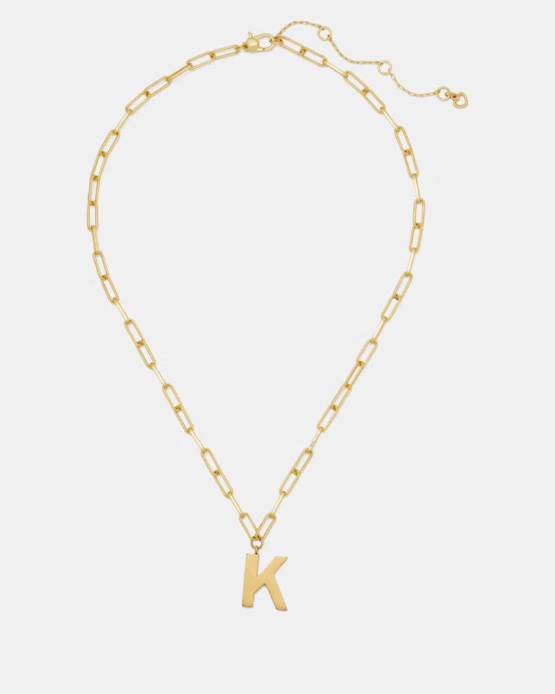 Initial This K Pendant