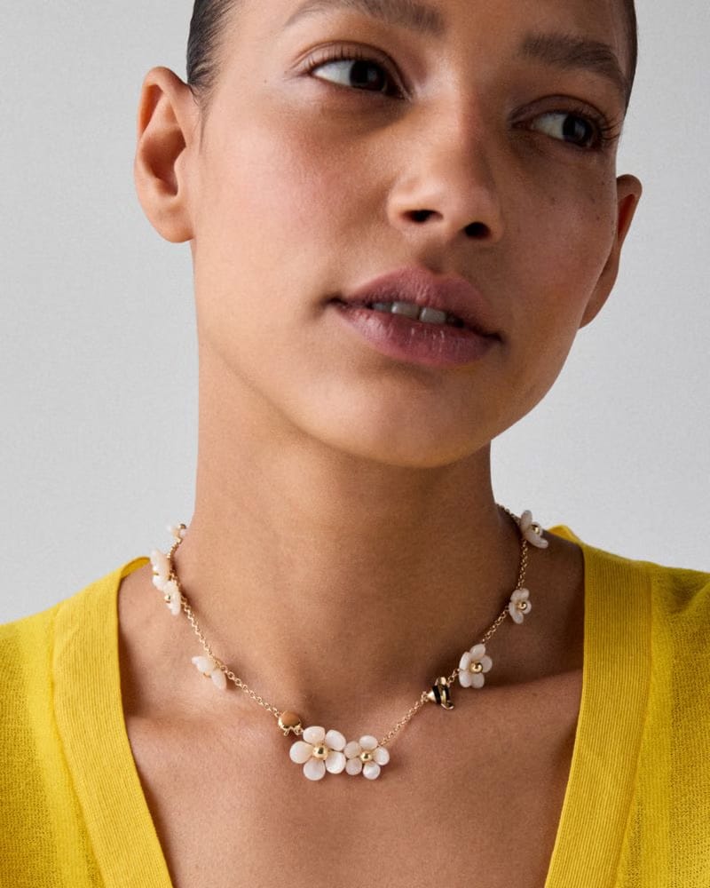 Summer Daze Flower Scatter Necklace
