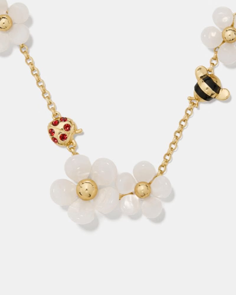 Summer Daze Flower Scatter Necklace