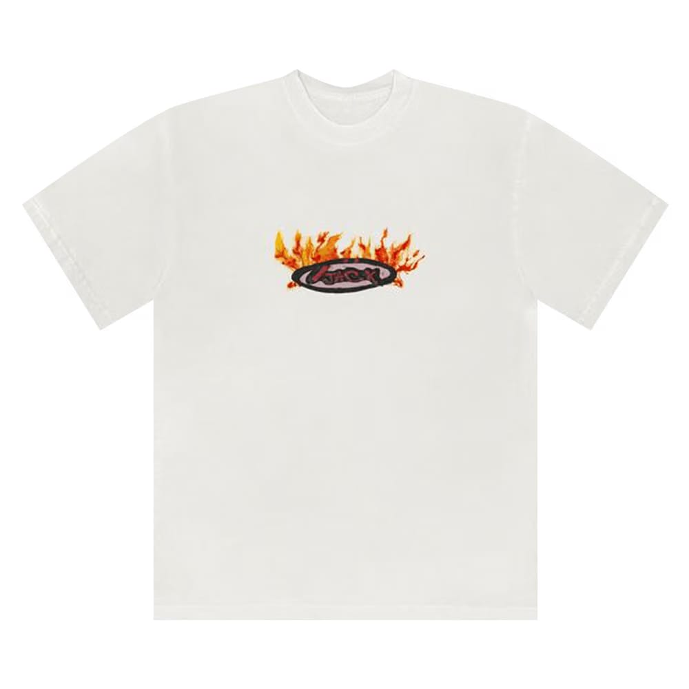 Cactus Jack by Travis Scott Flame T-Shirt White