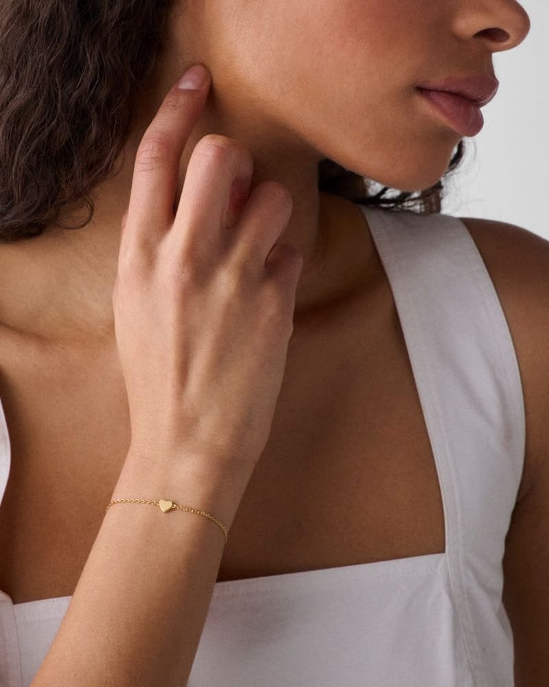 You're A Gem Metal Mini Heart Bracelet