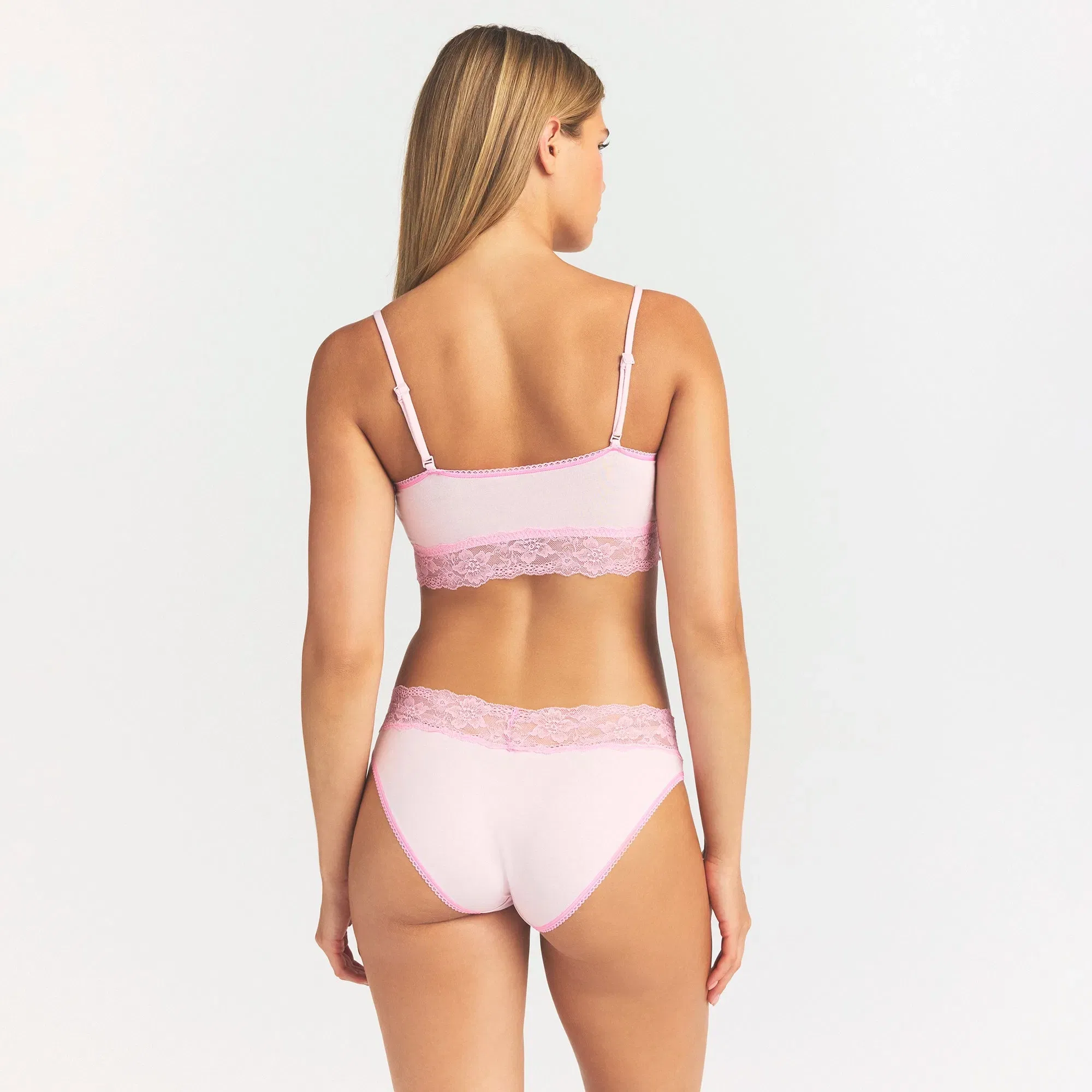 Lightweight Cotton Wide Lace Brief
