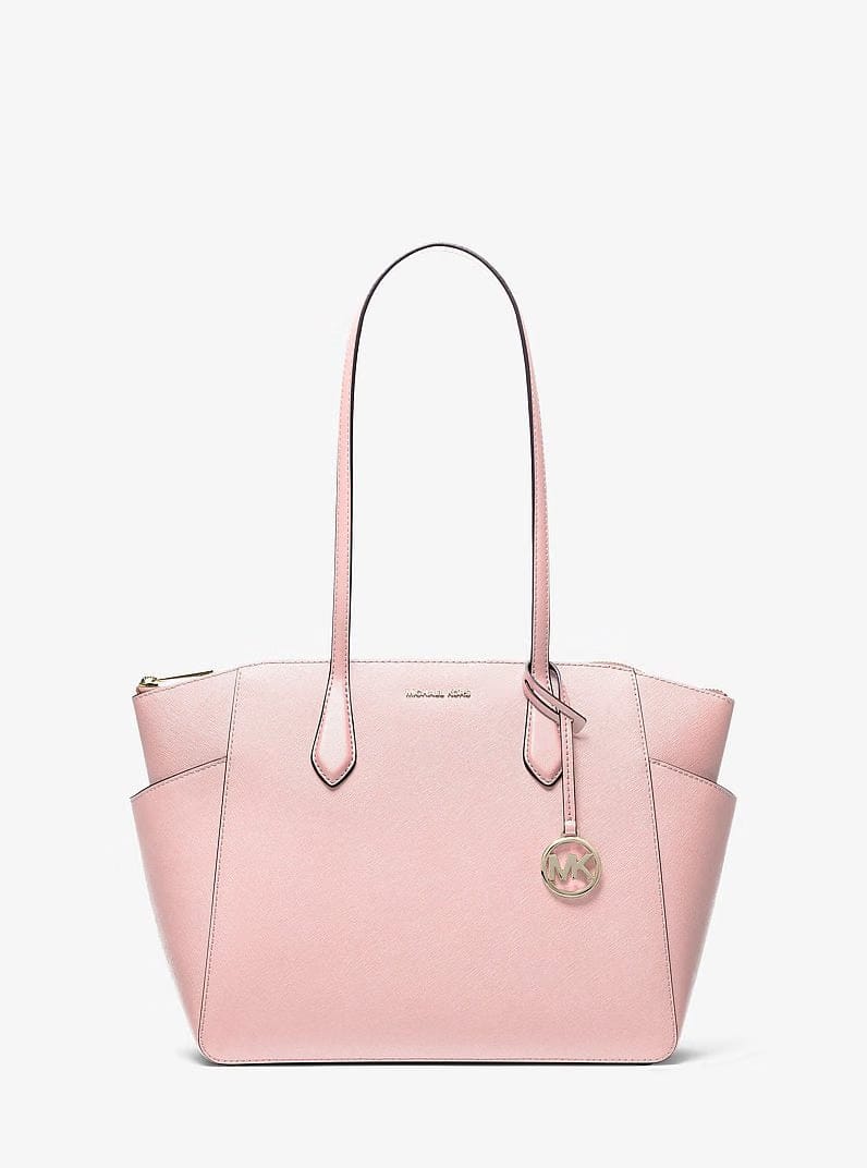 Marilyn Medium Saffiano Leather Tote Bag