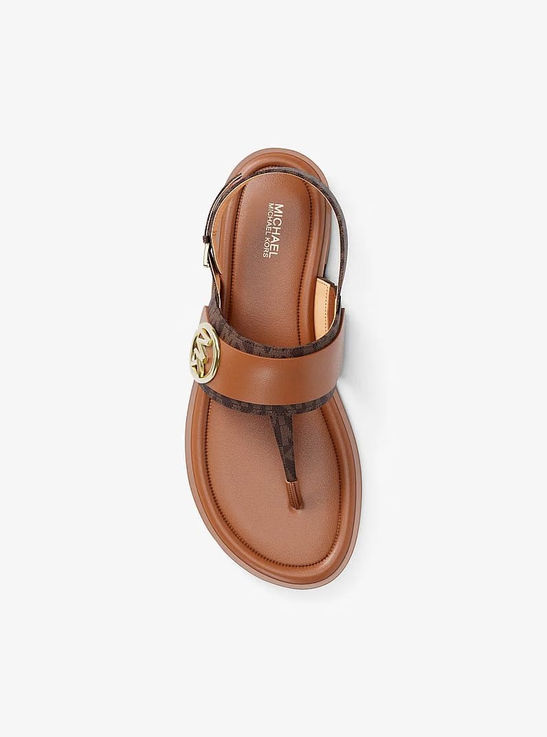 Carmen Signature Logo Thong Sandal
