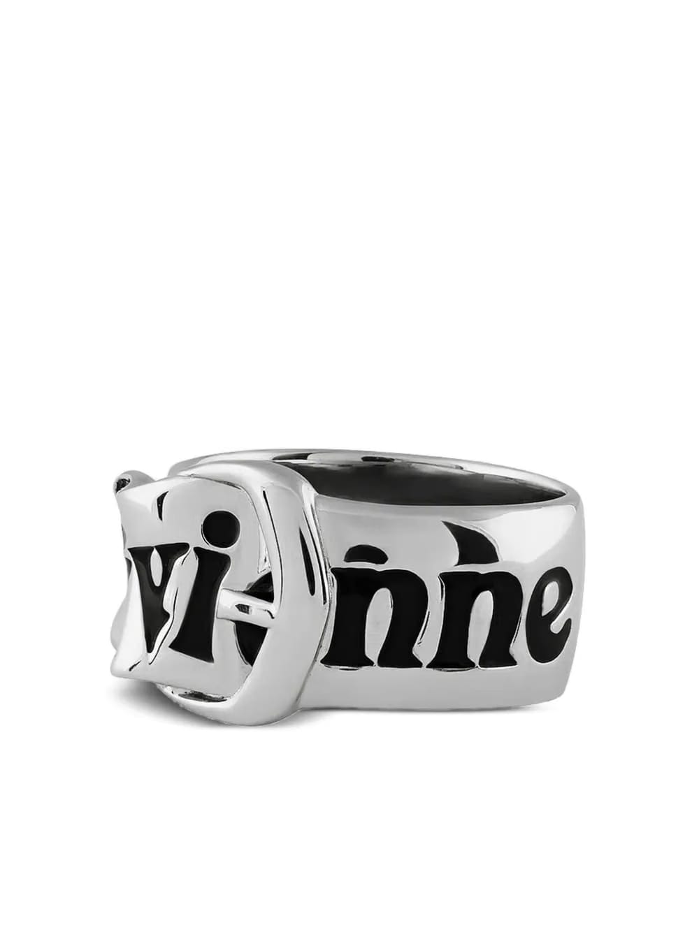 buckle-engraved ring