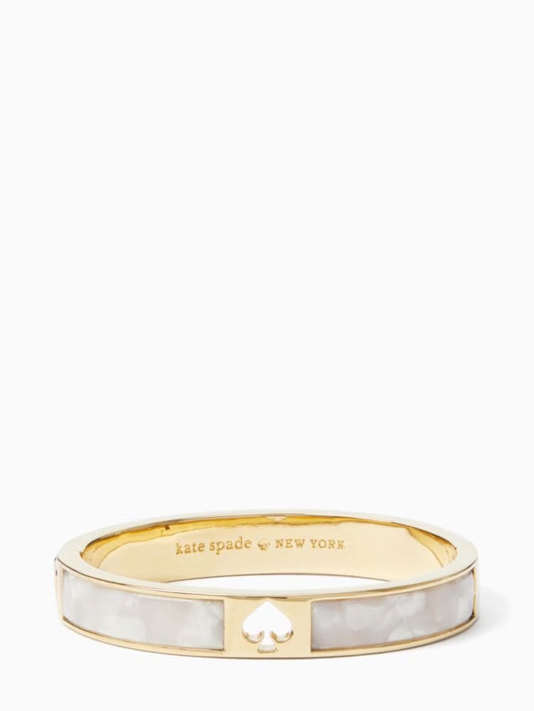 Hole Punch Spade Hinge Bangle