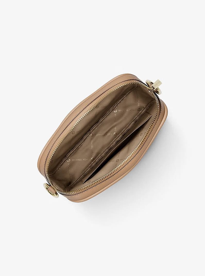 Jet Set Small Signature Logo Camera Crossbody Bag