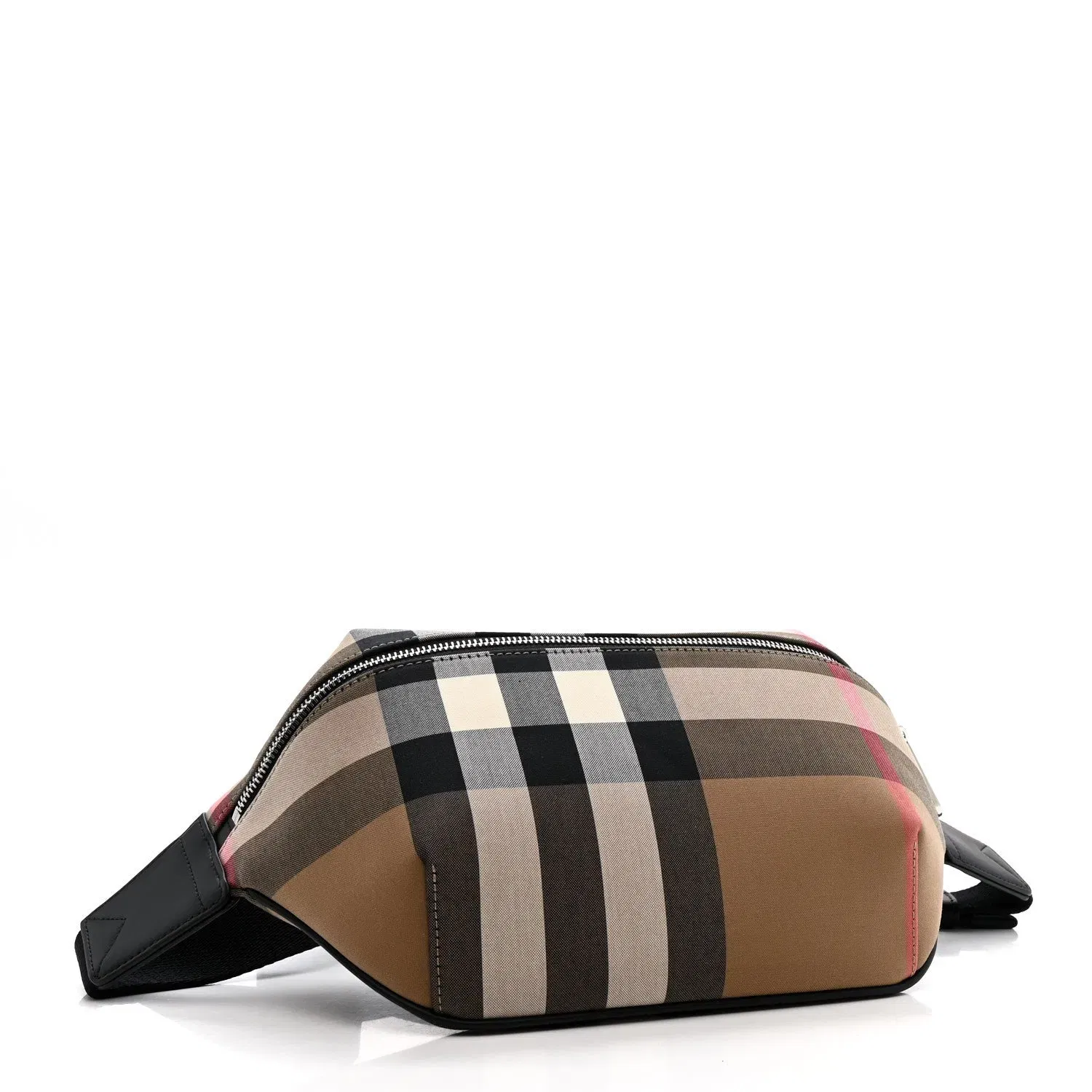 Burberry IP Check Sonny Bum Bag Taupe Brown